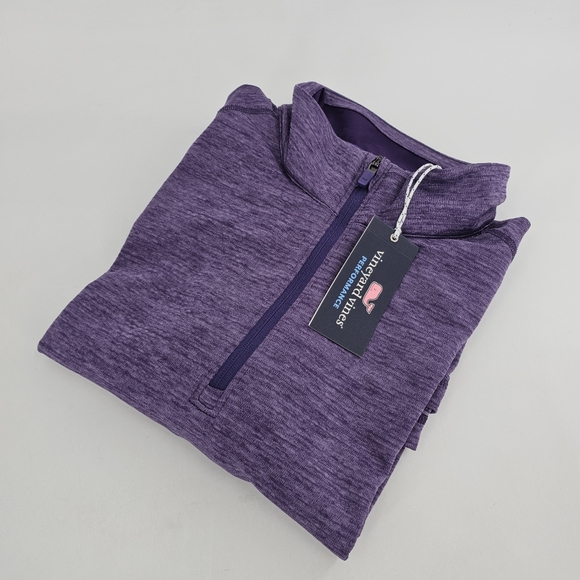 Vineyard Vines Other - Vineyard Vines Performance Fashion Knit Blank Sankaty Quarter Zip Pullover Men's